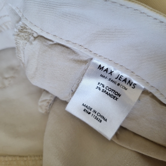 Max Skinny High Rise Jeans Ivory Women's Size 12 - Picture 10 of 10